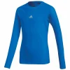 Adidas Alphaskin LS Tee Junior Blau – Silber 16