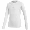 Adidas Alphaskin LS Tee Junior Weiß – Silber 14