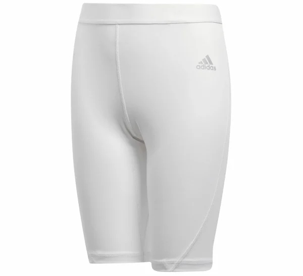 Adidas Alphaskin Sport Short Tight Junior Weiß – Silber 1