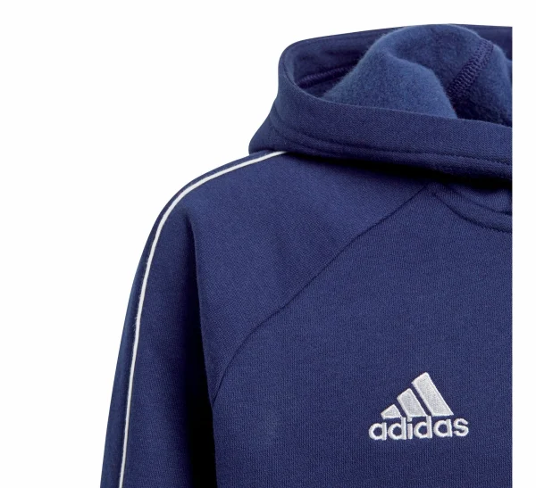 Adidas Core 18 Hoody Jr Marine – Weiß 3