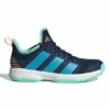 Adidas Stabil Indoorschuhe Kinder Marine – Hellblau 25