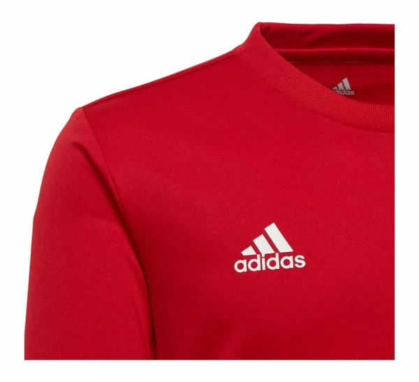 Adidas T19 Shirt Jungen Rot – Weiß 4