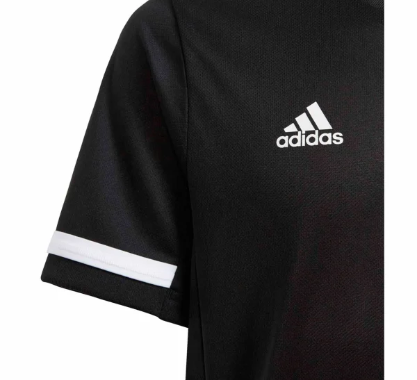 Adidas T19 Shirt Junior Schwarz – Weiß 3