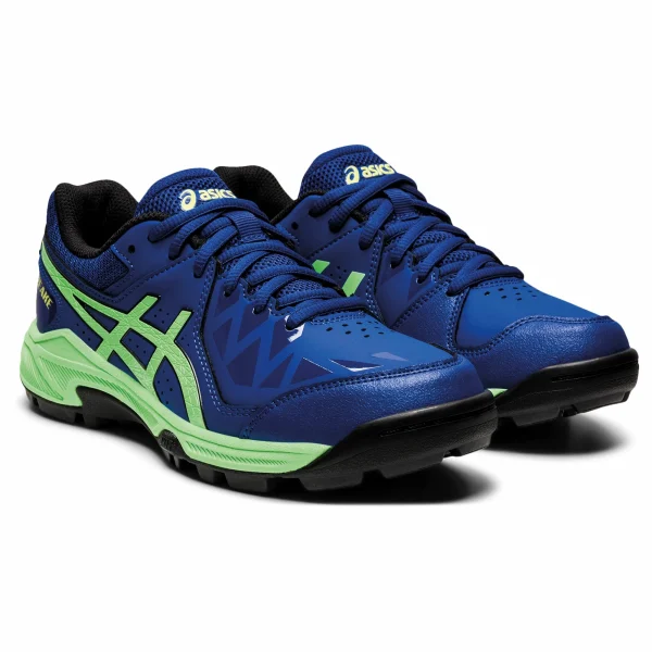 Asics Gel-Peake Hockeyschuh Kinder Blau – Grün – Schwarz – Gelb 1