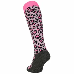 Brabo Cheetah Hockeysocken Kinder Hellrosa – Rosa – Schwarz 6