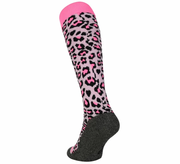 Brabo Cheetah Hockeysocken Kinder Hellrosa – Rosa – Schwarz 3