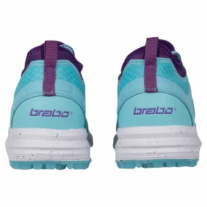 Brabo Elite Hockeyschuhe Kinder Mint Grün – Violett 21