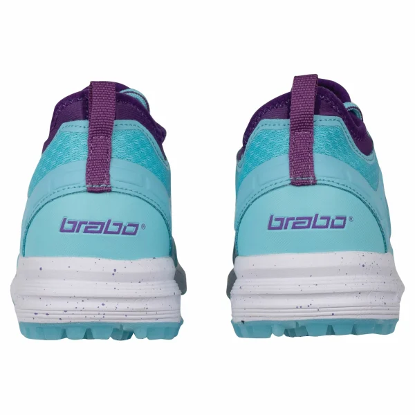 Brabo Elite Hockeyschuhe Kinder Mint Grün – Violett 8