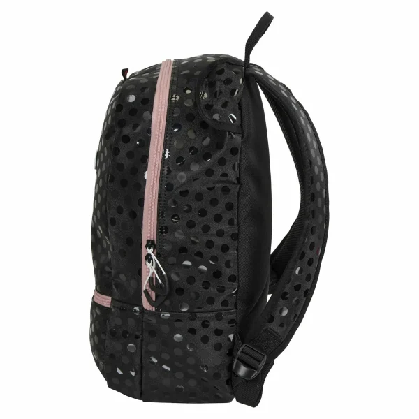 Brabo Fun Polka Hockey Rucksack Kinder Schwarz – Rosa 5