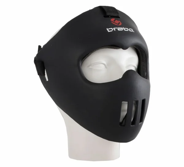 Brabo Gezichtsmasker Junior Schwarz 1