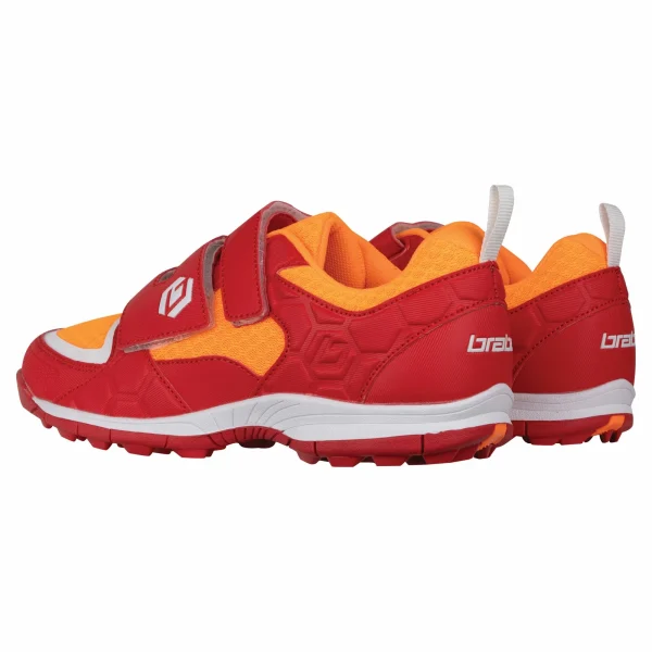 Brabo Hockeyschuhe Kinder Orange – Rot 3