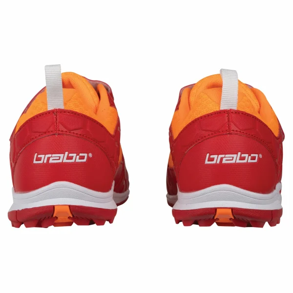 Brabo Hockeyschuhe Kinder Orange – Rot 8