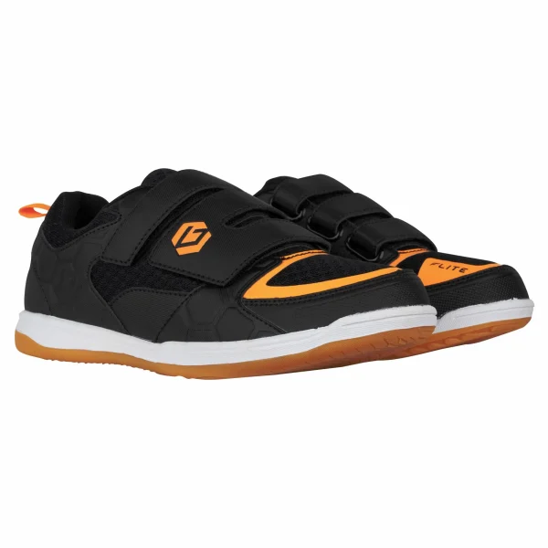 Brabo Indoor Hockeyschuhe Kinder Schwarz – Orange 1