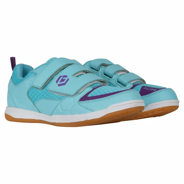 Brabo Indoor Hockeyschuhe Kinder Mint Grün – Violett 1