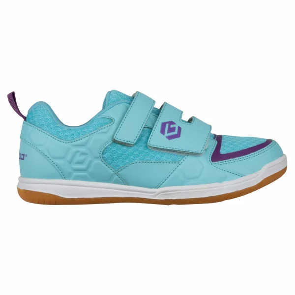 Brabo Indoor Hockeyschuhe Kinder Mint Grün – Violett 4