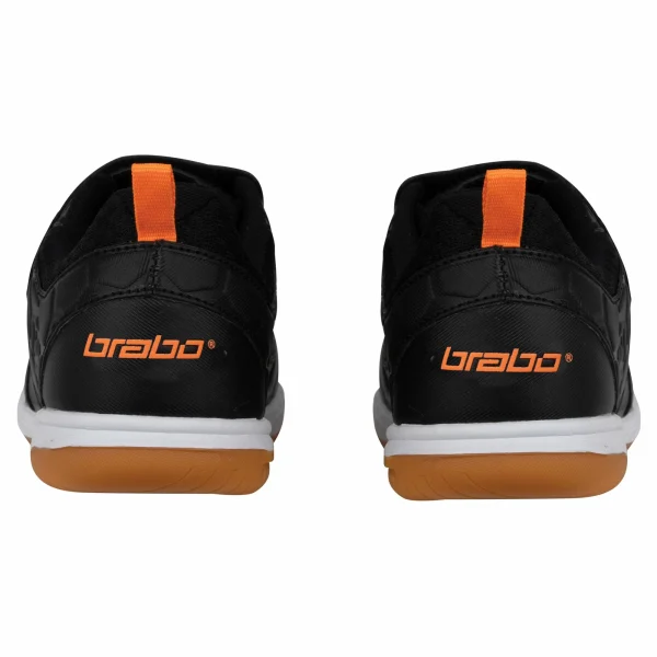 Brabo Indoor Hockeyschuhe Kinder Schwarz – Orange 8