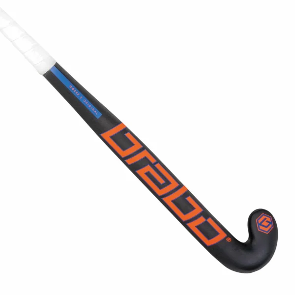 Brabo O’Geez Original Hockeyschläger Kinder Schwarz – Orange 1