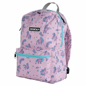 Brabo Storm Unicorn Hockey Rucksack Kinder Rosa – Blau 9