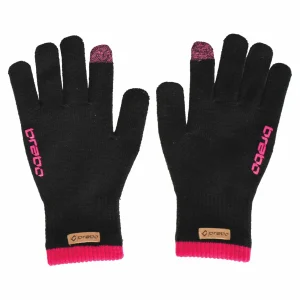 Brabo Swipe Winter Hockeyhandschuhe Schwarz – Rosa 6