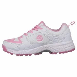 Brabo Tribute Hockeyschuhe Kinder Weiß – Rosa 15