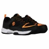 Brabo Tribute Indoor Hockeyschuhe Kinder Schwarz – Orange 26