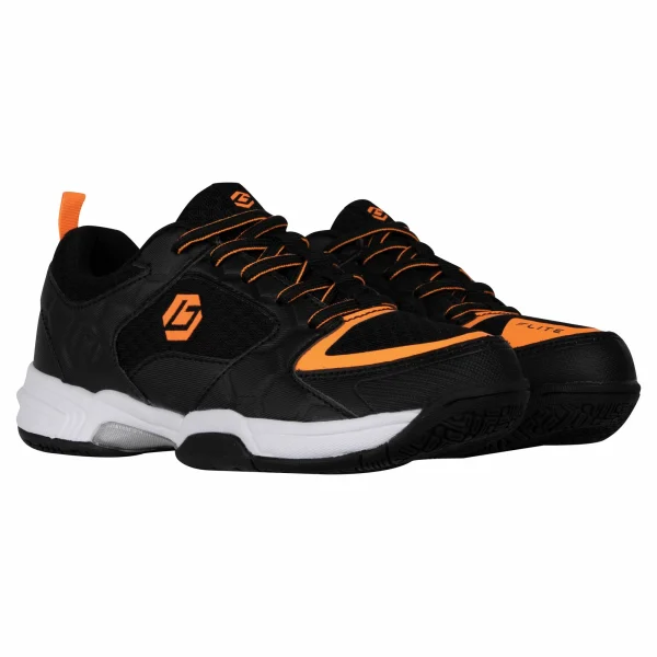 Brabo Tribute Indoor Hockeyschuhe Kinder Schwarz – Orange 1