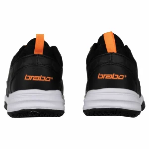 Brabo Tribute Indoor Hockeyschuhe Kinder Schwarz – Orange 21