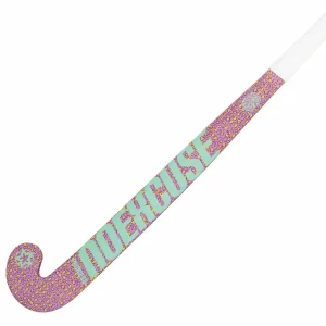 Princess Woodcore Hockeyschläger Kinder Violett – Gelb – Grün 11