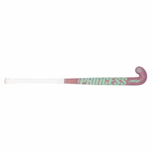 Princess Woodcore Hockeyschläger Kinder Violett – Gelb – Grün 13