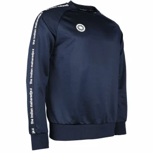 The Indian Maharadja Terry Pullover Kinder Marine – Weiß 11